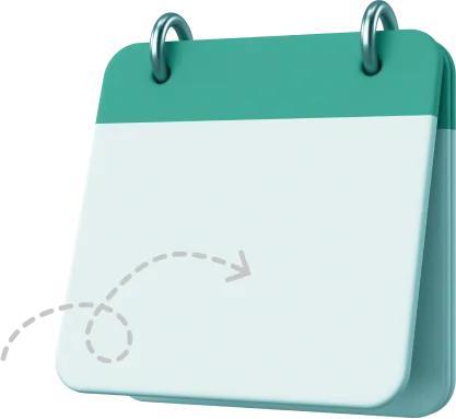 Illustration of Calendar with Pen, Representing Scheduling and Planning